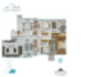4 BHK Floor Plan